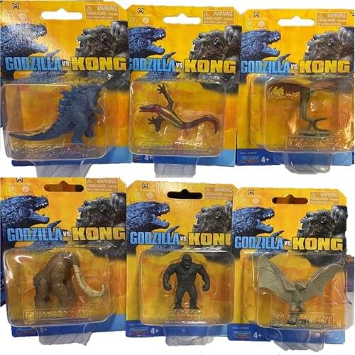 GodAzillas Vs Kong 2021 Movie Serie 6 Fluiten Snake Mammuthus Primigenius Action Figurine Collectible Model Toy Birthday Gifts