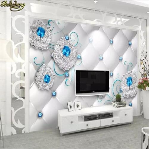 Beibehang Custom Photo bedroom Wallpaper 3D Landscape wall murals Living Room Sofa Bedroom Jewelry flower Wall Papers Home Decor