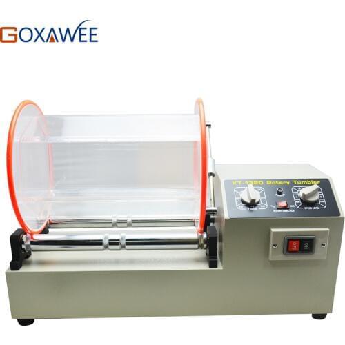 GOXAWEE 11kg Rotary Tumbler Rotary Finishing Tools Jewelry Polishing Machine Rock Barrel polishing machine 220V Jewelry Tools