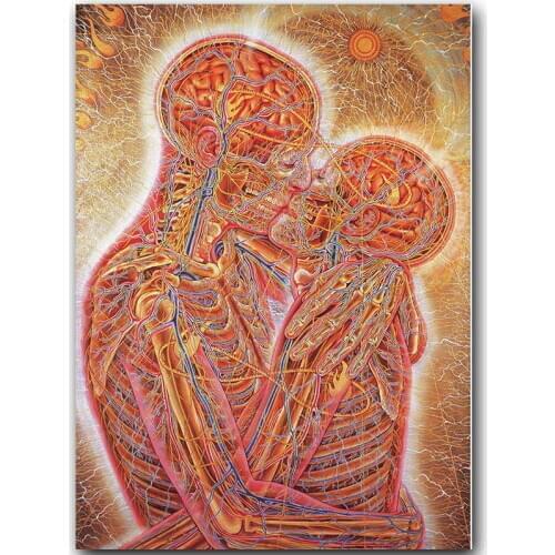 Canvas painting body art abstract painting, wall painting, art, painting, home decoration