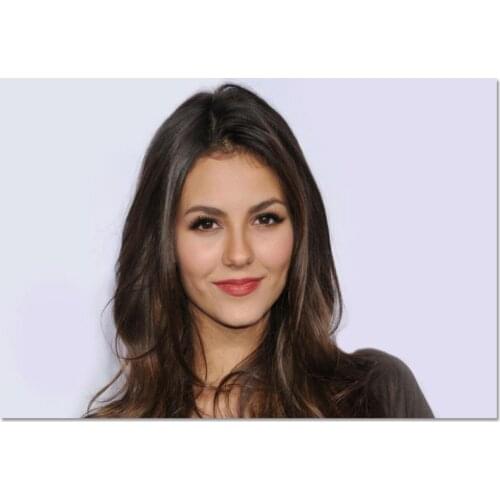 Custom Canvas Decor Actor Singer Model Victoria Justice Colorful Wall Fabric Posters And Prints Home Decor Painting 30x45cm