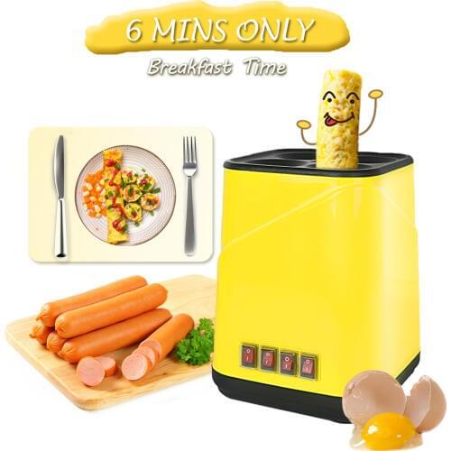 Intelligent Egg Roll Sausage Maker Fast Omelette Breakfast Maker Machine Egg Master Boiler Automatic Household Machine