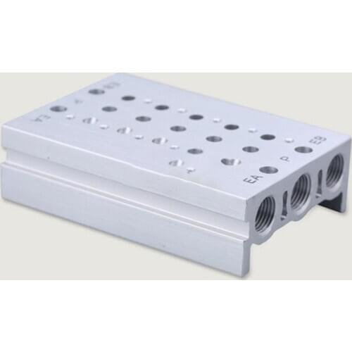 1 PC SS5Y3-20 series container board 2-20 bit/ joint Pneumatic SMC type busbar SY3120 solenoid valve connection base