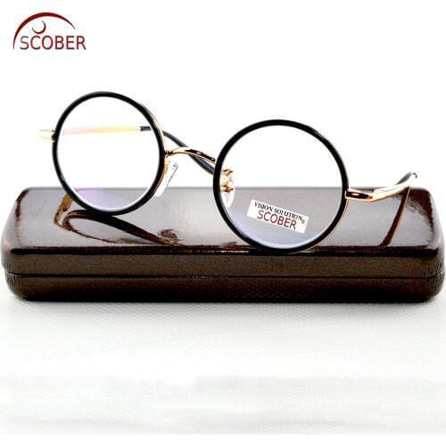 Round Vintage Retro Senator Reading Glasses +0.75 +1.25 +1.5 +1.75 +2 to +6 +6.5 +7 +7.5 +8 +8.5 +9 +9.5 +10 +10.5 +11 +11.5 +12