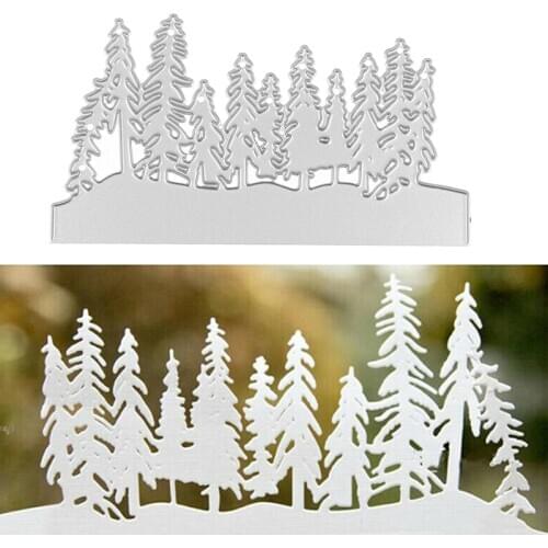 Christmas Tree Metal Cutting Dies Cut Die Mold Scrapbook Craft Mould Stencils Scrapbooking Stamping Cutting Embossing Template