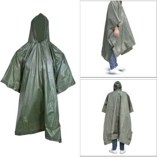 Outdoor Camping Reusable Waterproof Rain Coat Eco-Friendly EVA Fabric Snow Jacket Rainwear Bike Cycle Raincoat for Women Men
