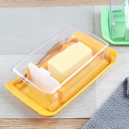 4-in-1 Butter Dish Set Butter Dish with Cover Butter Cutter Cheese Storage Box Baking Tools Large Capacity for Butter Storage