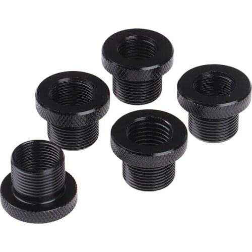 New 1PCS Of 5/8" X 24 To 1/2-28 To M14x1 To M14x1.5 For Barrel Thread Adapter Aluminum For .223 .308 AK47 AK74 SKS For All NAPA