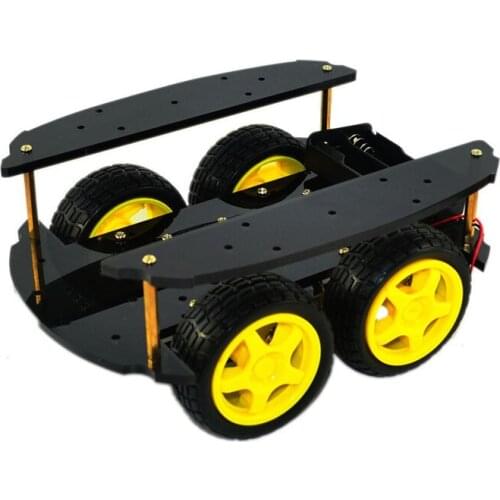 4WD Four Wheel Drive Robot Chassis Smart Car for Arduino DIY Car Kit