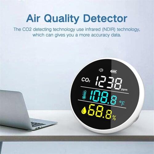CO2 Measuring Instrument Carbon Dioxide Detector Sensor Carbon Dioxide Meter Monitor Air Quality Monitor Carbon Dioxide Tools