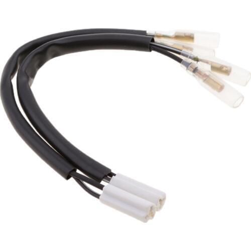 Durable 2pcs Motorcycle Turn Signal Wire Connectors Plug Indicator Adapter Cabel for Yamaha YZF R1 YZF 600 R6 YZF-R6