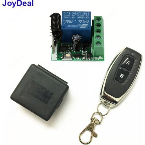 433 Mhz Wireless RF Remote Control Switch DC 12V 1 CH Relay Receiver and Transmitter Car Led Electronic Lock Access Control DIY
