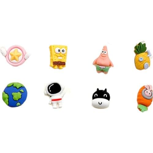 2021 Hot Sale 1 Set Lovely Cartoon Croc Charms Cute Crocs Accessories For Girl and Children Shoe Designer Charms Decorations