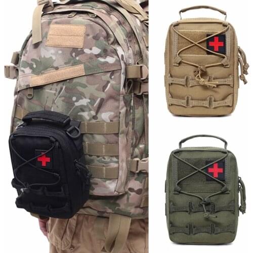 Tactical Medical Bag Belt Waist Molle Pack Bags Outdoor Running Camping Emergency First Aid Kits Military EDC Survival Tool Pack