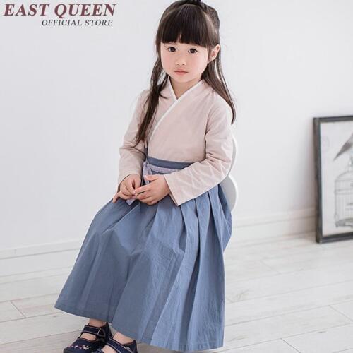 Traditional Chinese clothing for kids children girls ancient Chinese costume hanfu dress children cosplay clothing KK454 Q