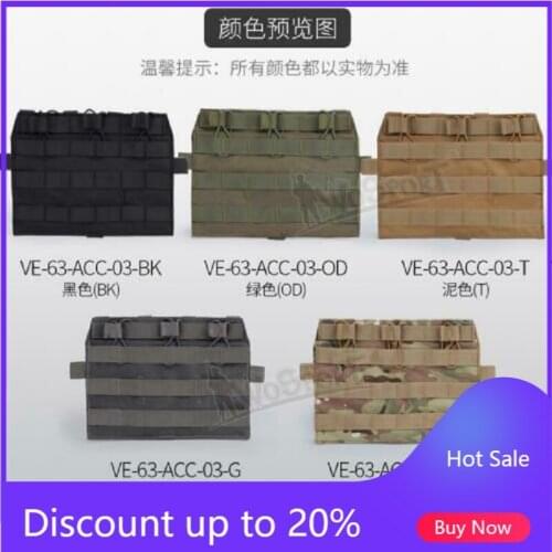 WOSPORT Tactical Molle Vest JPC2.0 panel Plate Pouch Pack Triple Bag