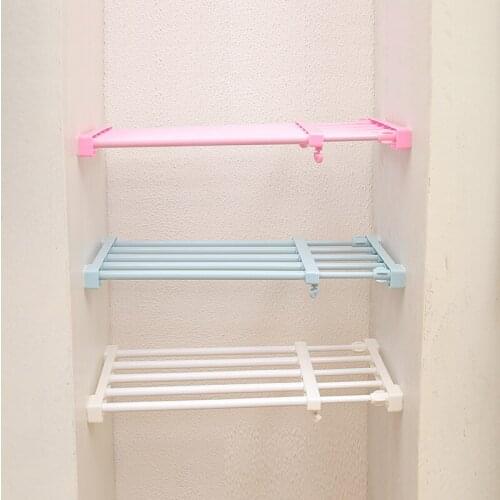 Retractable Wardrobe Layered Clapboard Sturdy High Load Bearing Shoe Cabinet Separated Storage Racks Free Nail Rack Clapboard