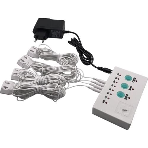 WLD-808 Water Leakage Detector Flood Alert Overflow Protection Water Sensor Alarm System with 4pc 6meters Water Cable