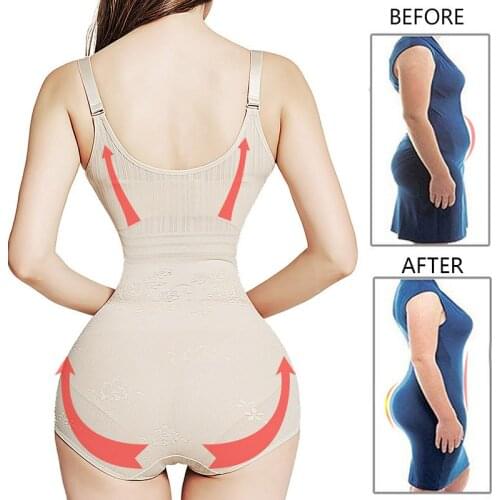 Womens Slimming Underwear Bodysuit Body Shaper Waist Shaper Shapewear Postpartum Recovery Slimming Shaper
