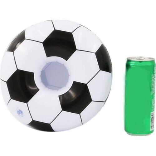 1pc Inflatable Football Drink Pool Float Inflatable Cup Coasters Cola Beverage Cup Holder For Swimming Pool Beach Party