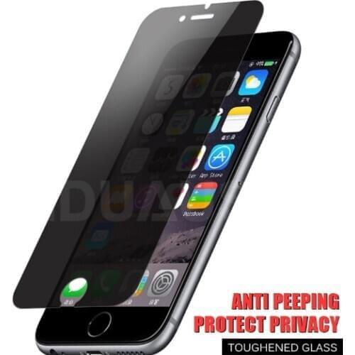 10PCS Tempered Glass For iPhone 7 6 6S 8 Plus X XS XR Privacy Screen Protector Film For iPhone 6 7 8 XS Max Protective Glass