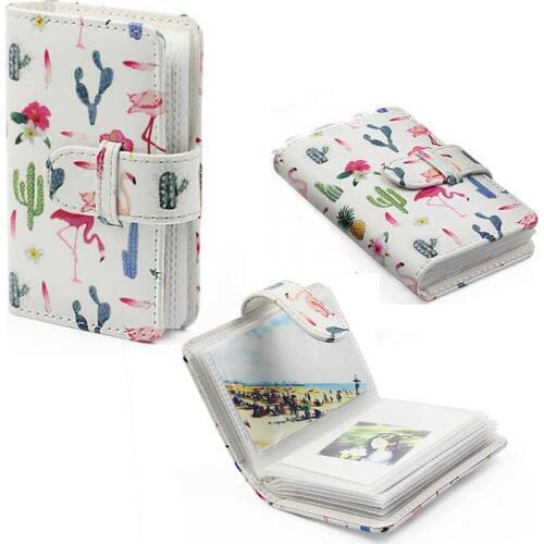 20 Pockets PU Leather Instant Photo Album Picture Case for Fujifilm Instax Mini8/9/7s/7C/25/70/90 3 inch Mini Film Photo Album