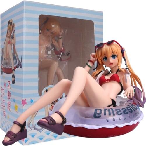 Anime Saekano How to Raise a Boring Girlfriend Swimsuit Ver. Eriri Spencer Sawamura 17 Sexy girl PVC Figure Toys gifts