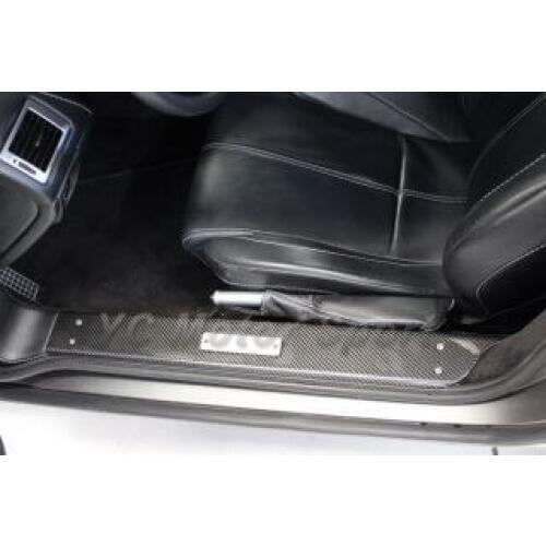 Car Accessories Dry Carbon Fiber Door Sill Fit For 2006-2015 Aston Martin V8 Vantage&S V12 Vantage&S Door Sill Replacement