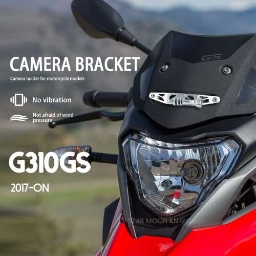 Motorcycle Holder Cam for GoPro Camera Driving Recorder Bracket Front Camera Mount CamRack For BMW G310GS G 310 GS 2017-Up