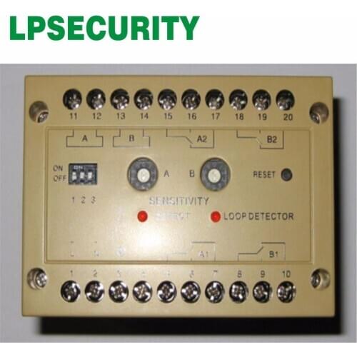 Dual Vehicle Loop Detector DLD-600 Adjustable Sensitivity 110v.220 V Dual Relay Output used to activate vehicle barriers