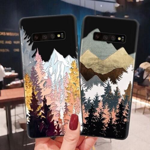 For Samsung Galaxy S20 Ultra S10 S10e S8 S9 Plus A71 A51 A50 A70 A40 A30 A10 A10e A20e Case 3D Relief Matte Soft Cover Capa Etui