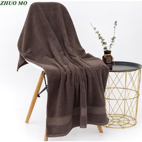 Cotton Bath Towels for Adults large Pink Sheets Terry Towel blanket travel Showe Gift Women men SPA 4 colors Towels bathroom