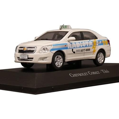 IXO 1:43 Chevrolet Cobalt Taxi Collection Metal Die-cast Simulation Model Cars Toys