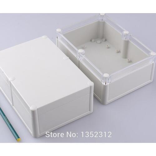 8 pcs/lot 185*129*70mm housing DIY project box plastic waterproof enclosure for electronic ip68 PLC outside junction switch box