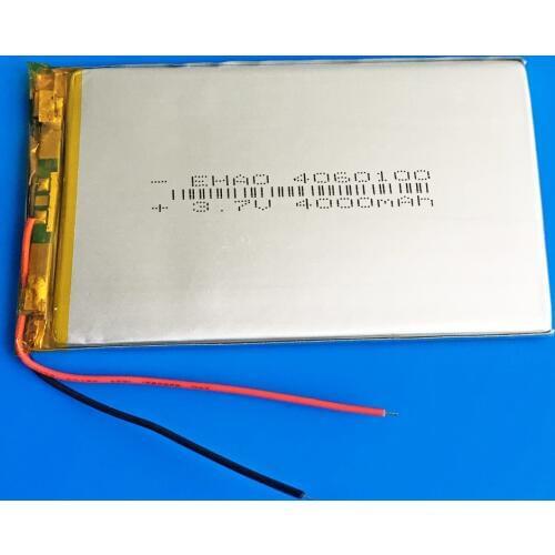 3.7V 4000mAh Polymer Lithium LiPo Rechargeable Battery cells For GPS DVD PAD E-book tablet pc Laptop power bank 4060100