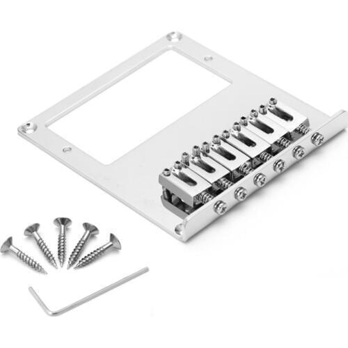 1PC Tele Electric Guitar Bridge 6 String Square Saddle For Telecaster Guitar