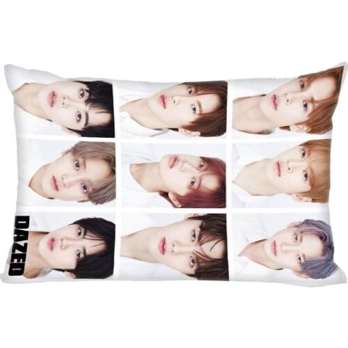 Hot Sale Custom Double Sided Pillow Slips Kpop CRAVITY Rectangle Pillow Covers Bedding Comfortable Cushion/High Quality