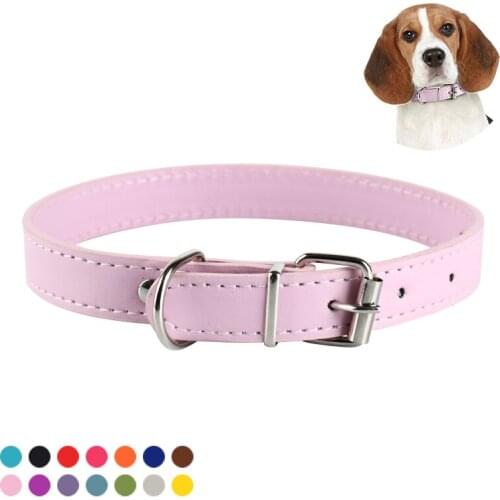 Dog Collars Cat Necklace Puppy Scarf 12 Colors Size Adjustable Suitable for Medium and Small Pets Solid Blue Teddy Red Chihuahua