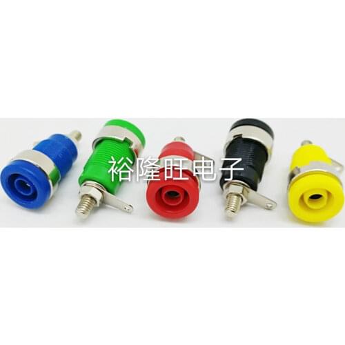 500pcs 4mm banana Socket 4mm Panel Connector Pure Copper High Pressure Safe Terminals