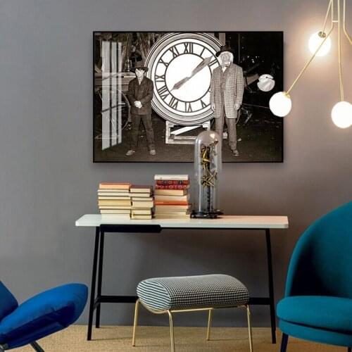 Back to the Future Poster Classic Movie Print Alternative Film Retro Photo Vintage Style Wall Art Canvas Painting Home Decor