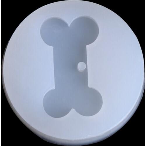 Transparent Silicone Pendant Mould Resin Bone Shape DIY Jewelry Making Tool Fondant Cake