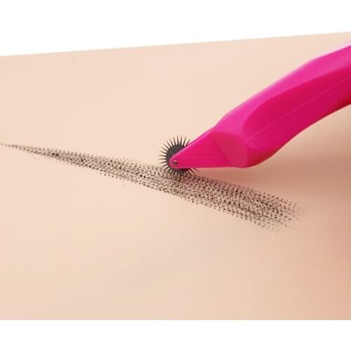 7mm/10mm 5pcs/sets Disposable Microblading Pen With Roller Needles Handmade Tattoo Pen Tools for Permanent Eyebrow Tattoo Makeup