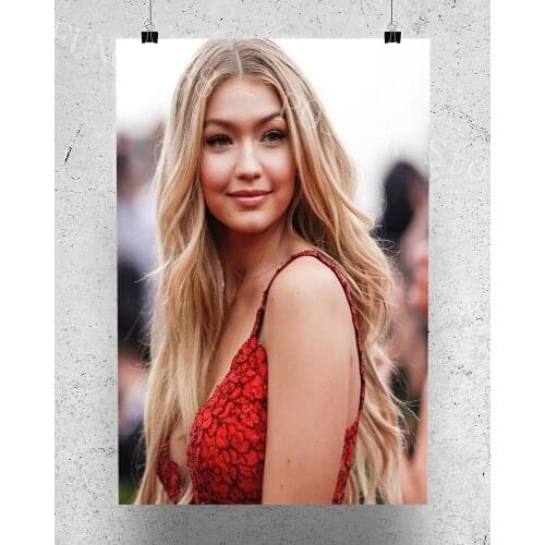 S211 Custom Poster Silk Home Deco Gigi Hadid 01 Star Sexy Beautiful Girl Model Wall Art Christmas Gift