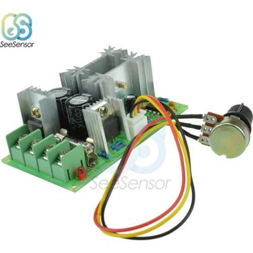 DC10-60V Motor Speed Controller Regulator PWM Motor Speed Governor Control Switch 20A Current Regulator High Power Drive Module
