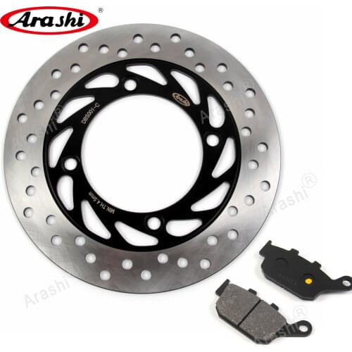 Motorcycle CNC Rear Brake Discs Rotors & Brake Pads For HONDA XL650V XL 650V Transalp 2000-2007 2001 2002 2003 2004 2005 2006