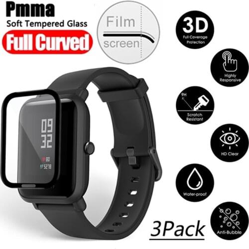 Soft Fibre Glass Protective Film Cover For Xiaomi Huami Amazfit GTR 2 2E Screen Protector For Amazfit GTS 2 2E 2Mini Amazfit POP