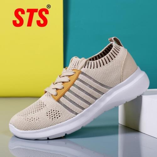 Women Flart Sneakers 2019 Summer Fashion Stripes Shoes Casual Outdoor Walking Lace Up Flat Tennis Sport Femme Ladies Shoes