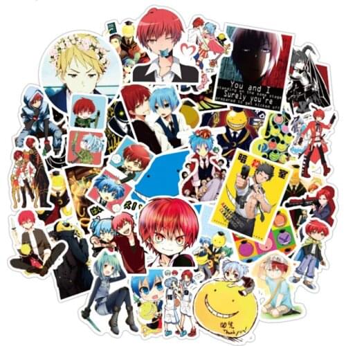10/30/50PCS Assassination Classroom Cartoon Graffiti Sticker Notebook Sticker Car Decoration Sticker Toy Wholesale