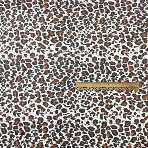100% Cotton Leopard Fabric,DIY Bedding Textile Fabric,Sewing Quilting Fat Quarters Material