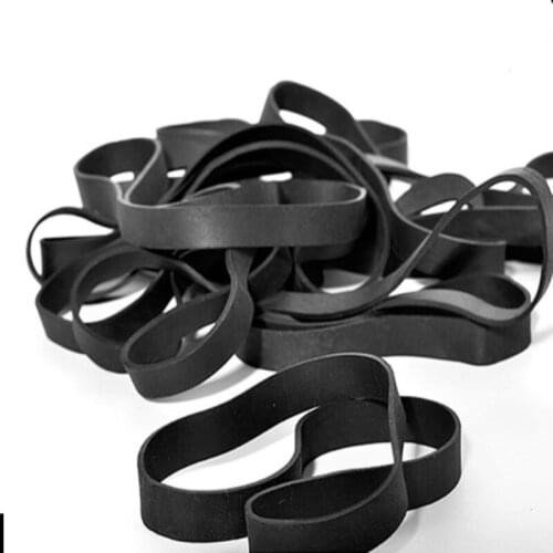 30pcs Perimeter:460mm Width:10mm T:1.5mm Black Rubber Band High Elastic Durable Industrial Rope Leather Wear-Resistant